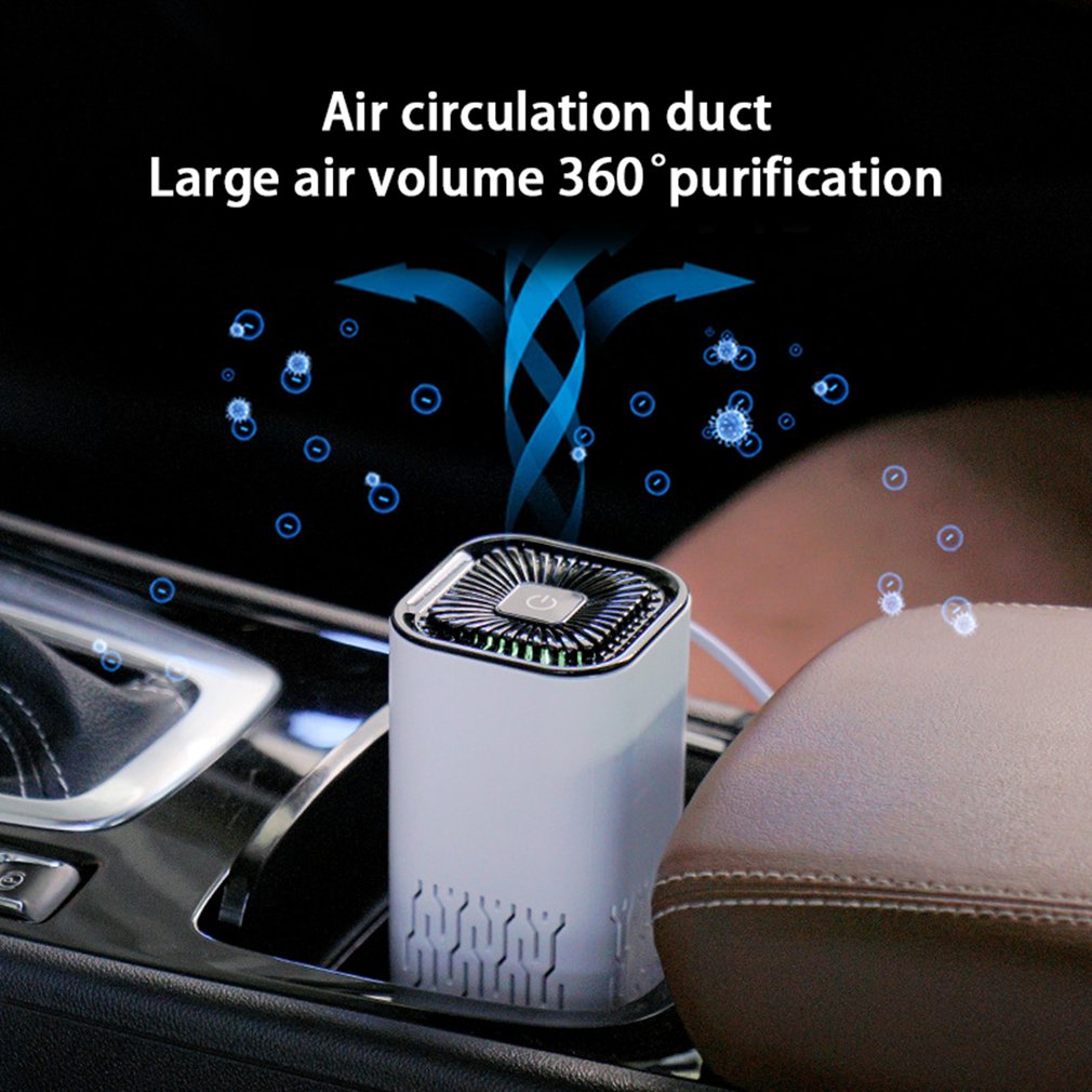 Respirez Sainement, Partout ! Votre Compagnon Purificateur d'Air Voiture & Portable