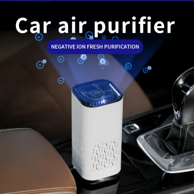 Respirez Sainement, Partout ! Votre Compagnon Purificateur d'Air Voiture & Portable