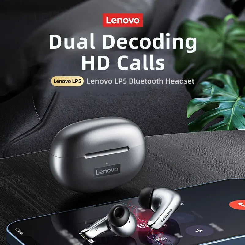 Une liberté sonore inégalée ! Ecouteurs Bluetooth sans fil Lenovo LP5