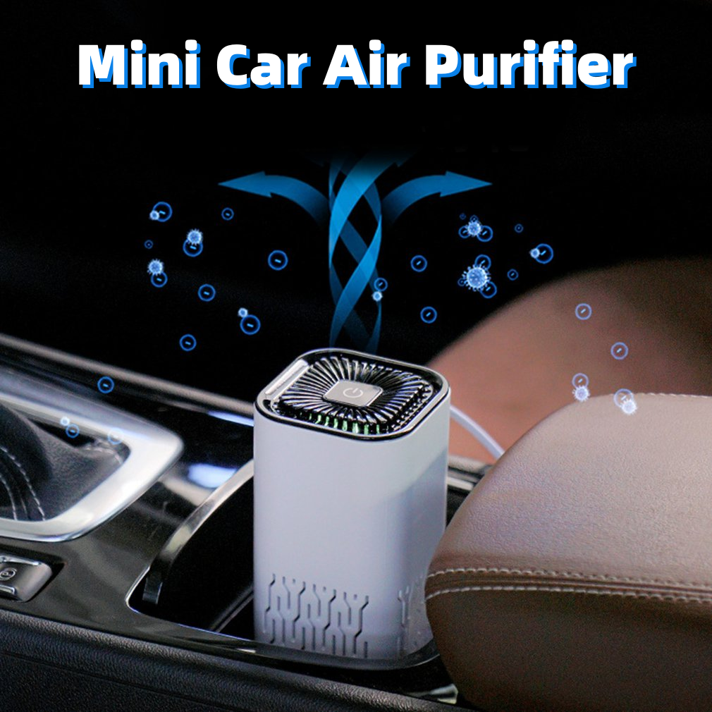 Respirez Sainement, Partout ! Votre Compagnon Purificateur d'Air Voiture & Portable